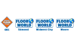 Floor world Logo | Clark Dunbar Flooring Superstore